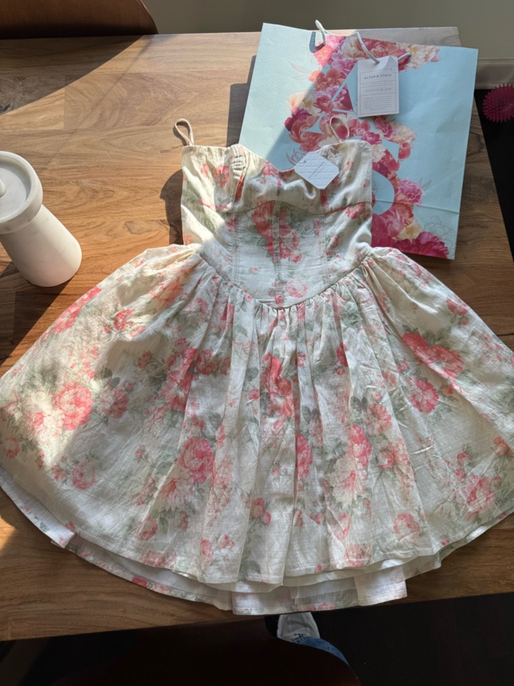 Altar'd State Virelle Mini Floral Dress - NWT and gift bag! - Picture 3 of 14